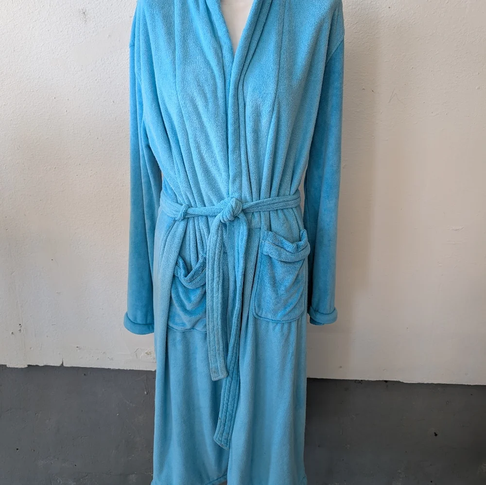 Robe Sequin Asian Face Design, Belted. Free Size - Picture 3 of 5